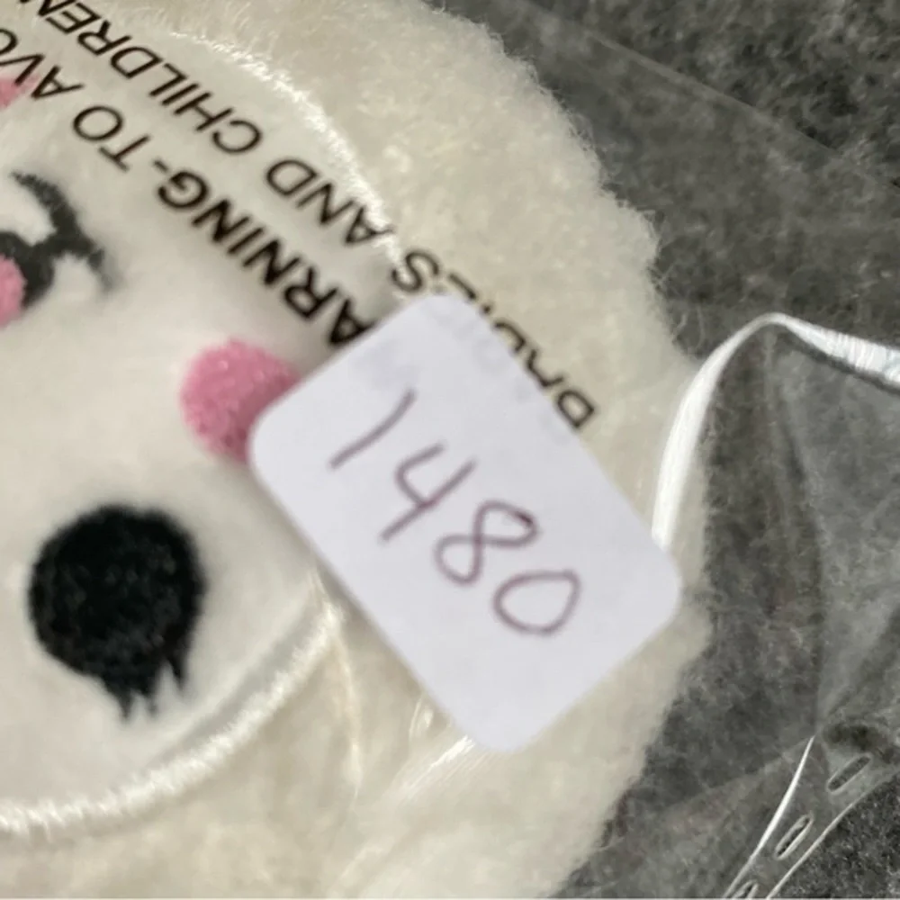 Lamb Slippers Wonder Nation Baby Shoes Size 3 White Pink Easy Slip On/Off‎ New